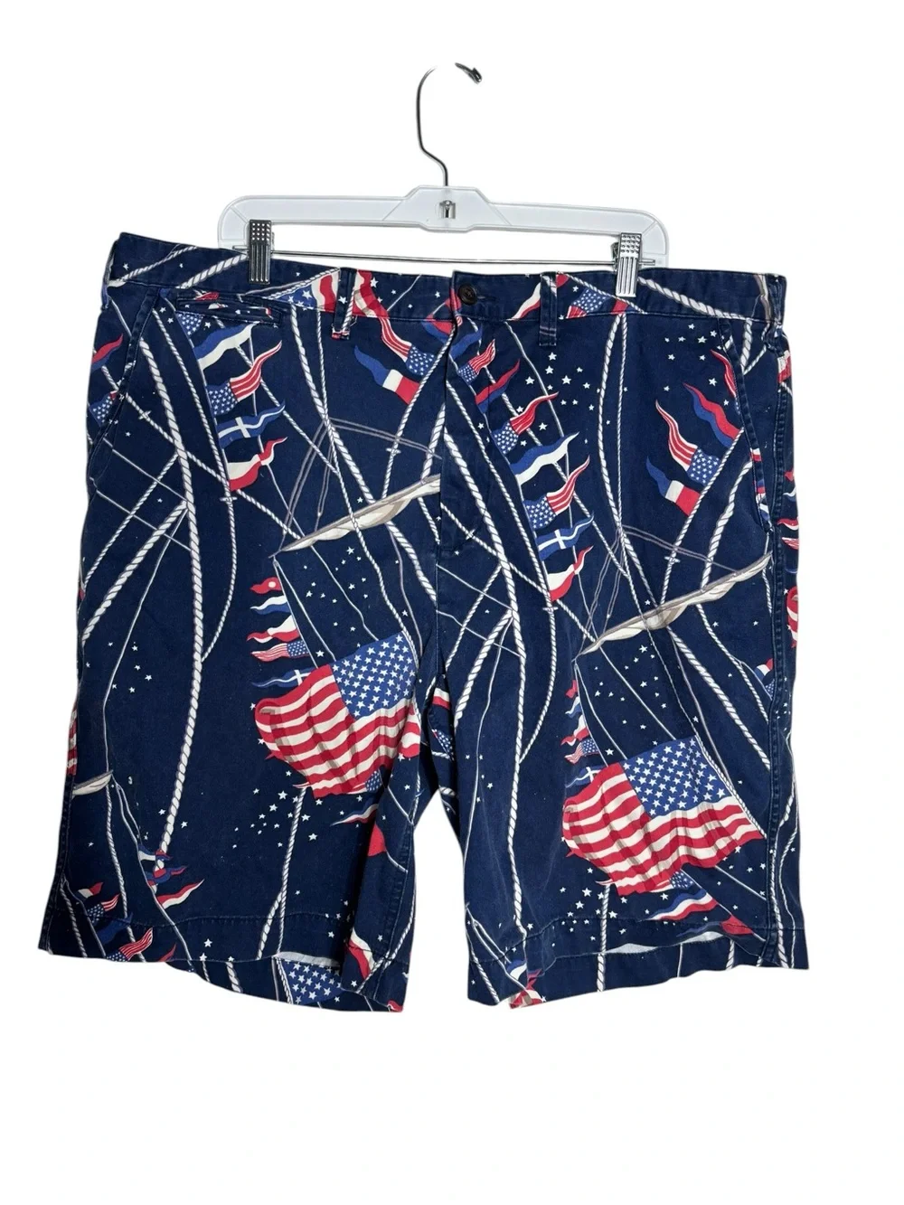 Polo Ralph Lauren men’s 42‎  relaxed fit nautical flags shorts
